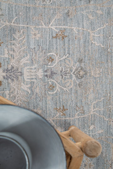 Royal Carpet Tabriz 590 Teppich Rechteckig Synthetisch,Polyester/Cotton/Leather Blue