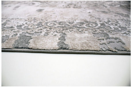Tzikas Carpets Elements 31131-975 Кръгъл Килим БЕЖОВО-КАФЯВО-СИВО-ЗЛАТНО Ф200cm