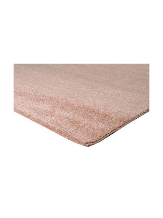 Tzikas Carpets Silence 20153-058 Teppich Rechteckig Zottelig Synthetisch,Polyester/Cotton/Leather Pink