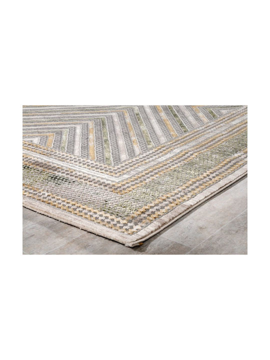 Tzikas Carpets Elements 39801-040 Χαλί Ορθογώνιο Γκρι / Λαδί 200x250cm