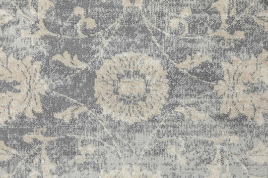 Ezzo Venice 7383acd Килим За Камина Пътека Сив 80x300cm