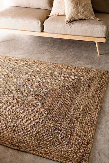 Gofis Home Yennefer 259 Teppich Rechteckig Sommer aus Jute Beige