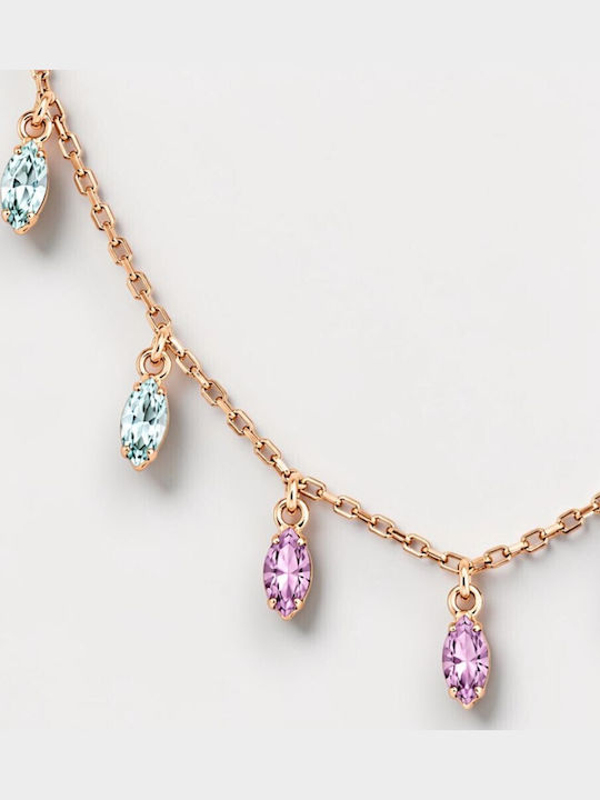 Victoria Cruz Necklace Made of Gold Plated Silver