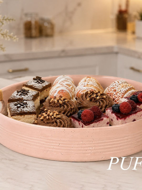 Decorative Tray Ceramic Round
