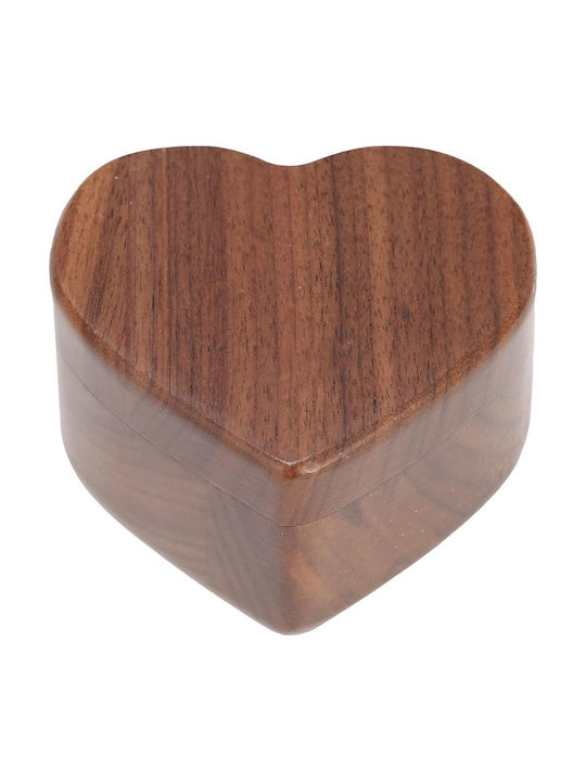 Wooden Brown Jewellery Box