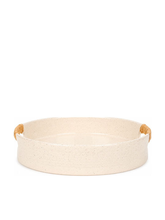 Decorative Tray Ceramic Round