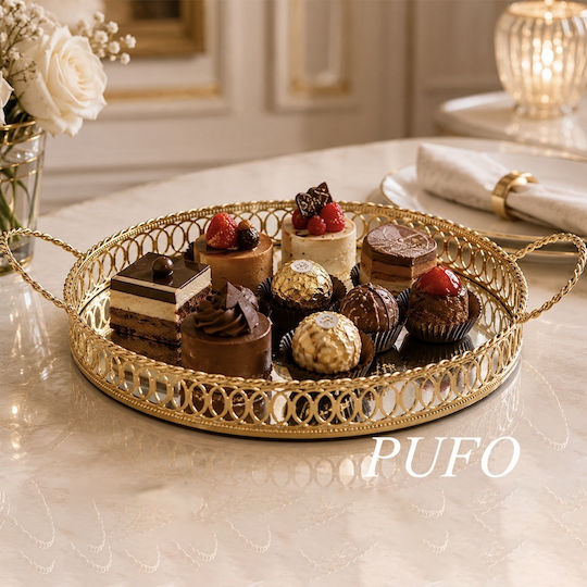 Metallic Serving Tray