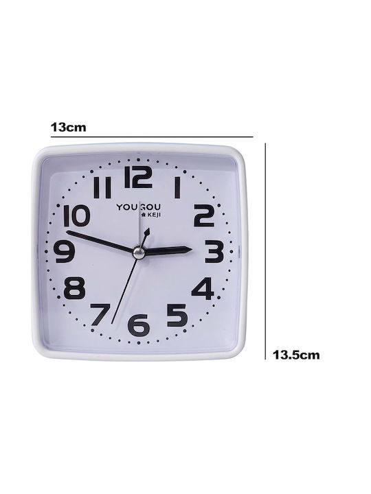 Avizar Table Clock Bedroom 13cm Clear Precise Time Display Blue