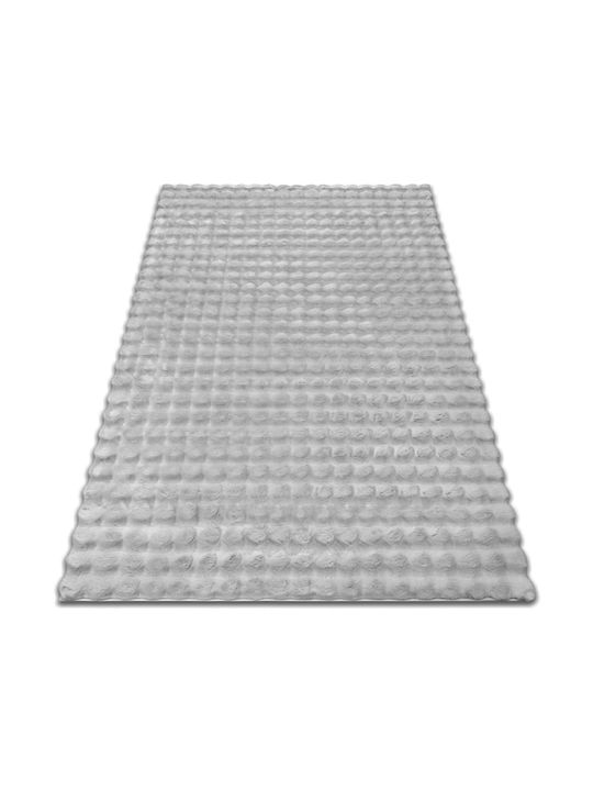 Saray Home Bubbles Antiderapant Covor Rectangular Din blană Gri