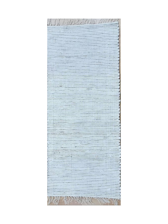 Tzikas Carpets Natura 30160-090 Χειροποίητο Χαλί Ορθογώνιο με Κρόσια Ecru 140x200cm