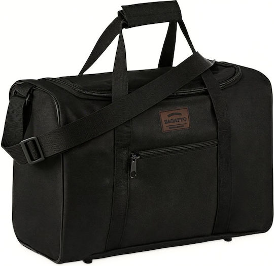 Zagatto Geantă Voiaj Tip Rucsac 24l Neagră Textilă M40xL20xÎ25cm