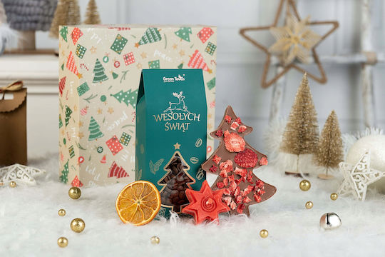 Gift Set In A Box Christmas Santa Claus Gift Coffee Chocolate Box