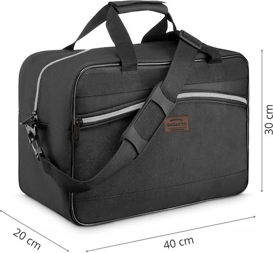 Zagatto Sac De Voiaj Tip Rucsac 24l Negru Textil M40xL20xÎ25cm