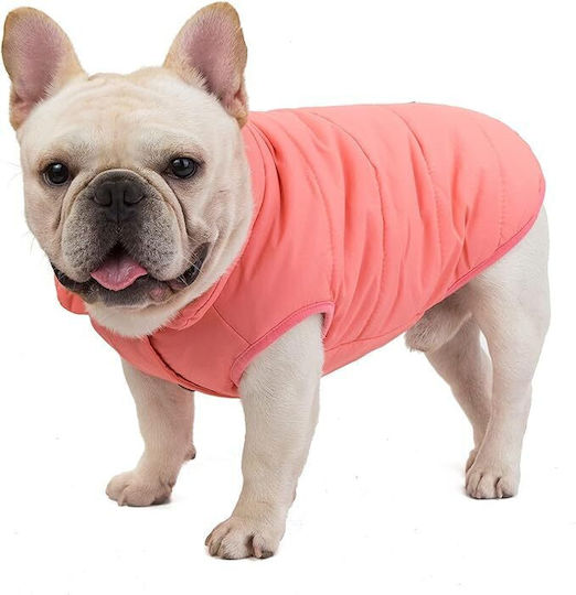 Μπουφάν Σκύλου Fleece Ροζ Small