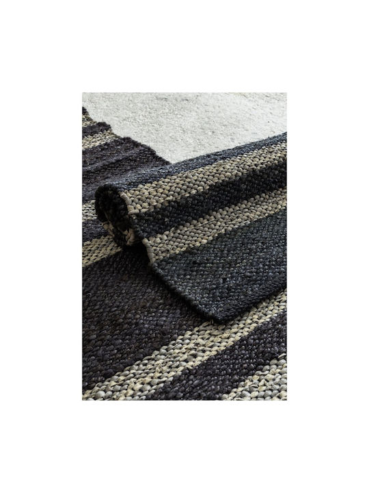 Nima Lineda Covor Rectangular Piele Negru