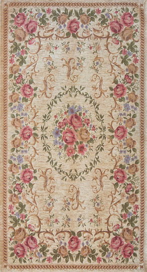 Klonaras 308T Anti-slip Rug Rectangular Summer Ibiza