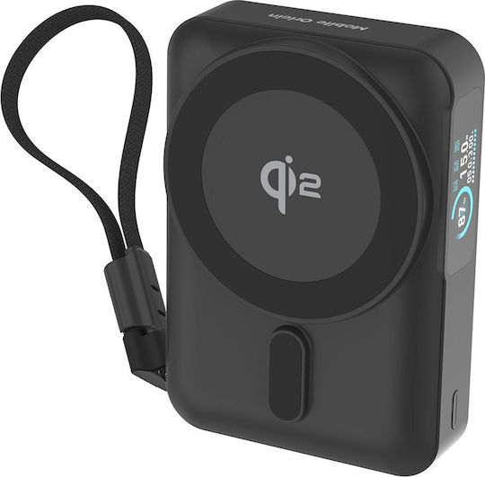 Mobile Origin PB19 MagSafe Power Bank 10000mAh 20W με Θύρα USB-C Power Delivery Μαύρο
