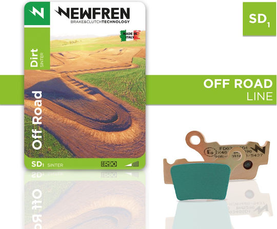 Newfren Rear Brake Pads Kh368 Dirt Sinter Brembo Rear