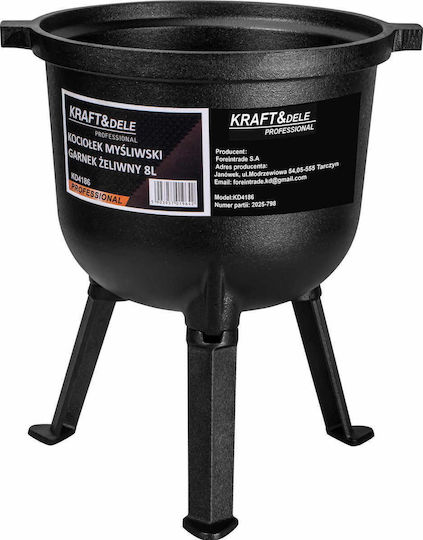 Oală Vânătorescă Oală Din Fontă 8l Kd4186