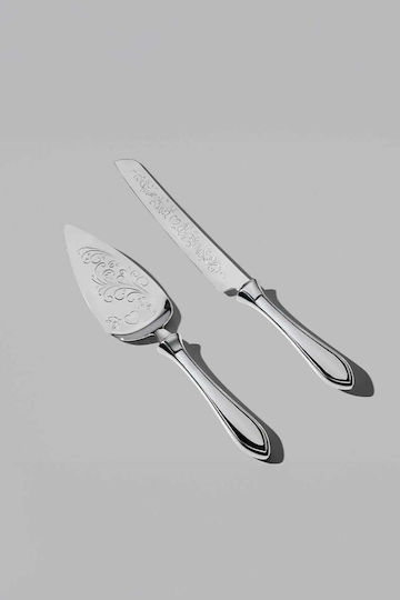 SteweHome Set of 2 Grey Stainless Steel Serving Utensils