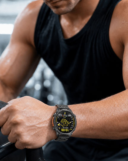 Microwear MK100 Smartwatch with Heart Rate Monitor (Black)