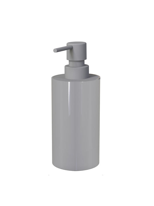 SteweHome Bathroom Accessory Set Plastic Grey 5 Pieces