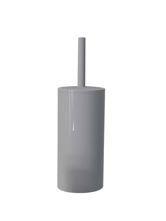 SteweHome Bathroom Accessory Set Plastic Grey 5 Pieces