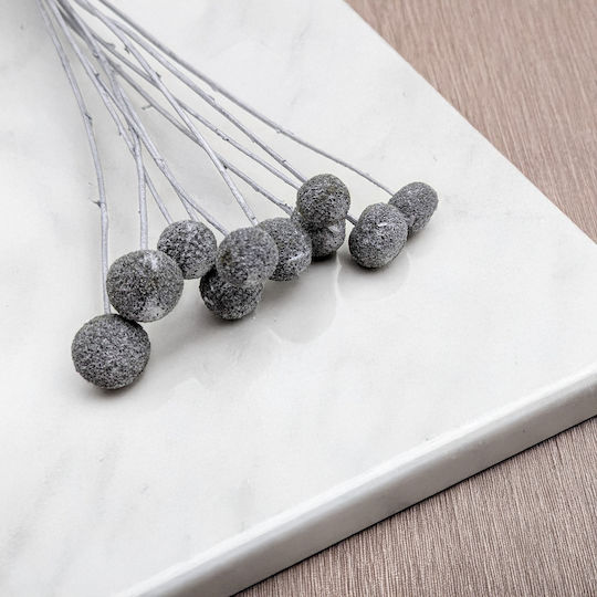 Getrocknete Craspedia Craspedia Silber 10 Stücke
