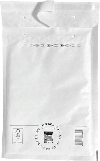 Heykapak Heykapak Versandumschläge A5 mit Gepolstert 10 Stück 14x14cm Weiß