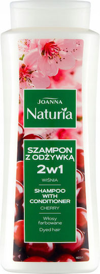 Joanna Naturia Shampoo For Hair Cherry 2 in 1 500 ml