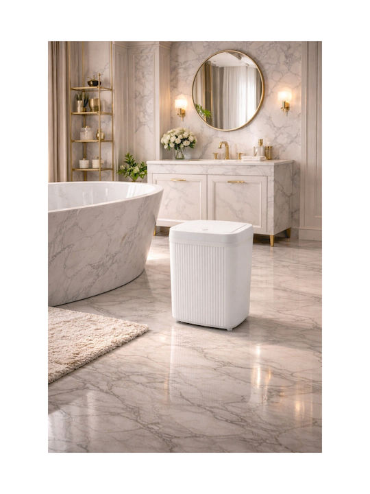 SteweHome Bathroom Accessory Set Plastic White