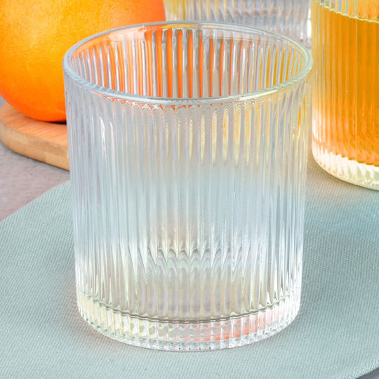 Vilde Set of Cocktail/Drinking Water Whiskey Glasses Glass 310ml 6 Pieces