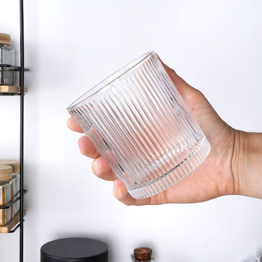 Vilde Set of Cocktail/Drinking Water Whiskey Glasses Glass 310ml 6 Pieces