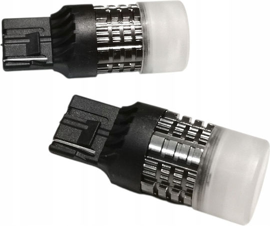 W21w Led Bulbs T20 Canbus 6000k Premium 12/24v Retrofit 7440 White