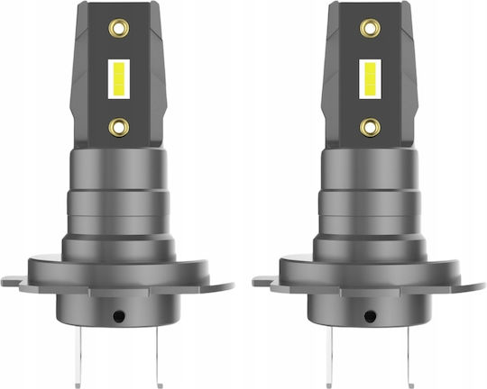 H7 Led Retrofit Bulbs 12v 4000k Neutral White Light 1:1 Fit