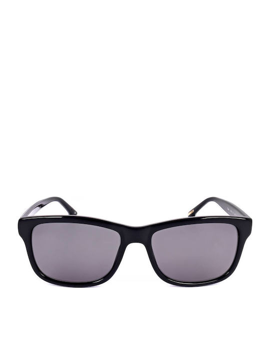 Ted Baker Unisex Sunglasses with Black Plastic Frame and Green Lens TB1455 011