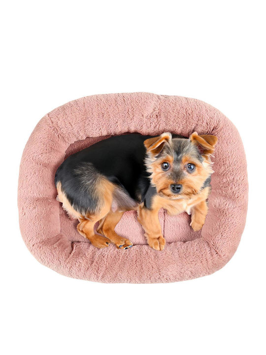 HowHomely Hundebett Selbstheizendes Rechteck Kopfkissen Rosa 46cm