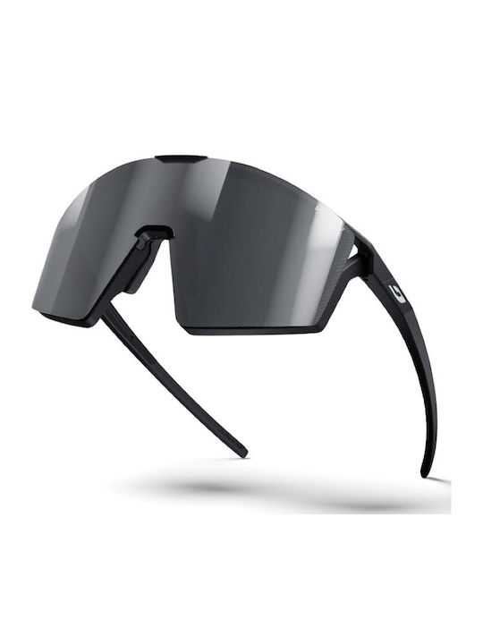 Julbo Unisex Sunglasses with Black Frame and Black Mirror Lenses J5621122