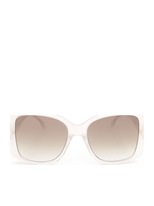 Carrera Damentragen Sonnenbrille mit Beigem Horn umrandetem Rahmen und Gray Verlaufsfarbe Gläser 3030/S SZJ