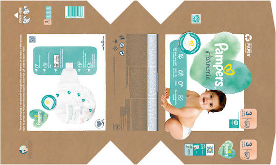 Harmonie Eco Monatsbox Klebewindeln Nr. 3 für 6–10 kg 28 Stück