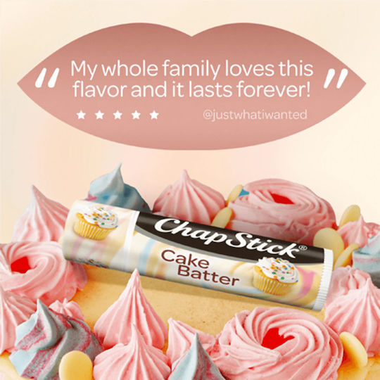 3-Броя Хидратиращи Балсами За Устни С Вкус На Тестото За Сладкиши Chapstick