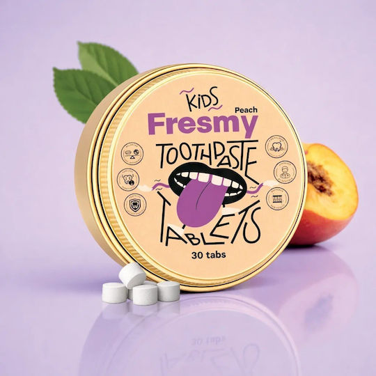 Fresmy Children's Toothpastes 30 Pieces Fluoride-Free