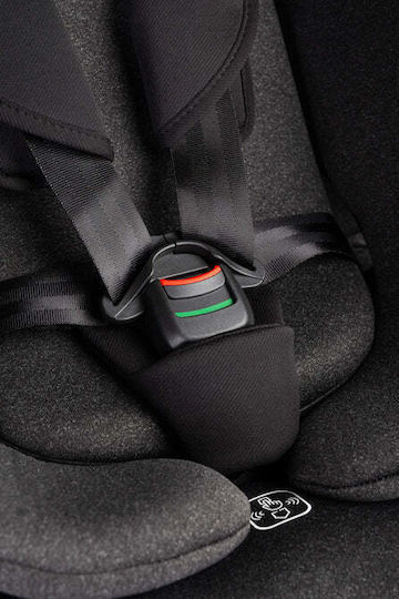 Caretero Lumi Καθισματάκι Αυτοκινήτου i-Size με Isofix Σκούρο Γκρι