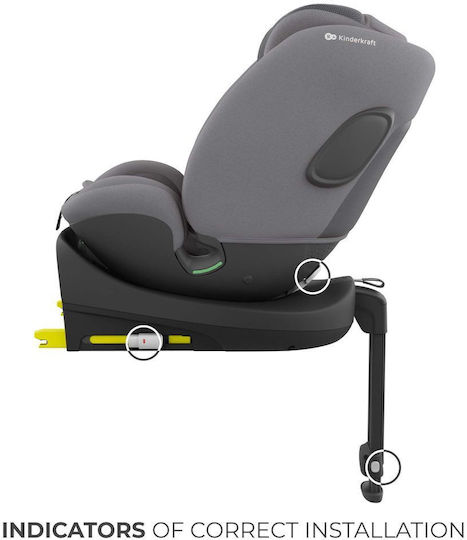 Kinderkraft Endura Safe Modular System Baby Car Seat i-Size with Isofix Grey 0-36 kg