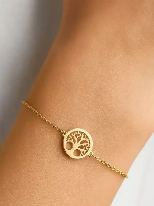 Nire Women's Bracelet made of Steel Gold Plated