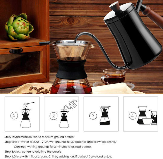 GTSA Orion Kaffee - Tee Filter Metallisch