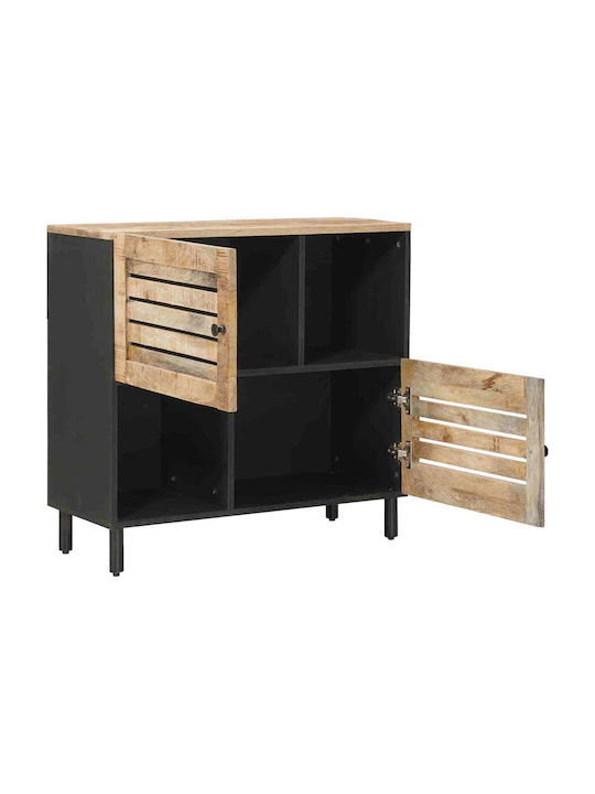 Wooden Sideboard Brown 80x33.5x75cm