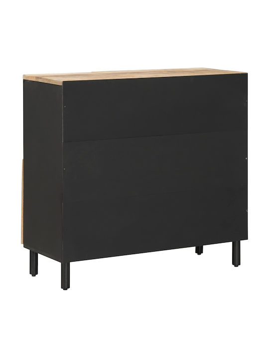 Wooden Sideboard Brown 80x33.5x75cm