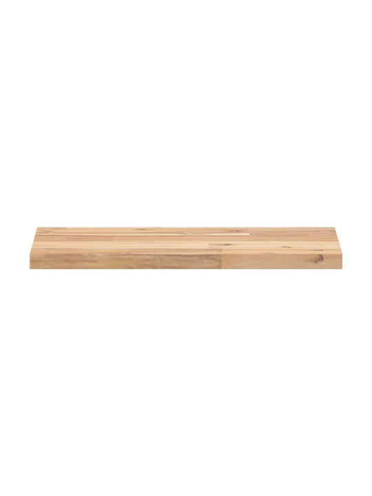 vidaXL Rectangular Bookcase Shelf Made of Solid Acacia Wood 40x20x2cm 3279335