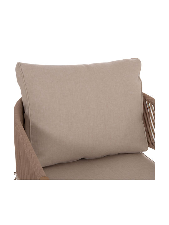 Set Salon Exterior Kanu 4 Piese Bej cu Perne